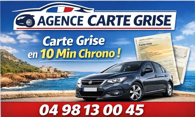 Agence carte grise Saint-Raphaël — GLF service d'immatriculation Var